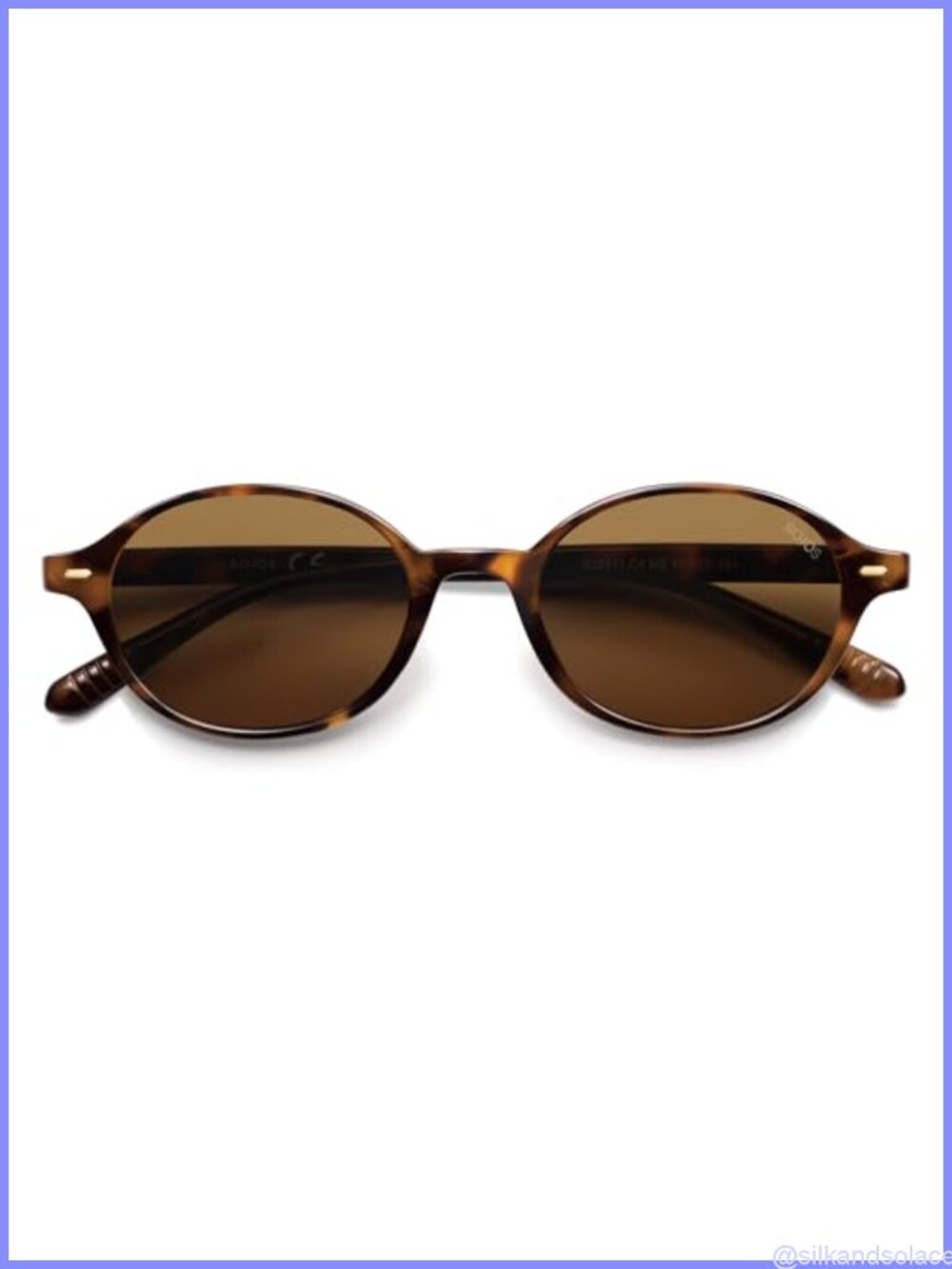Small Retro Oval Polarized Sunglasses UV400 Lightweight Unisex